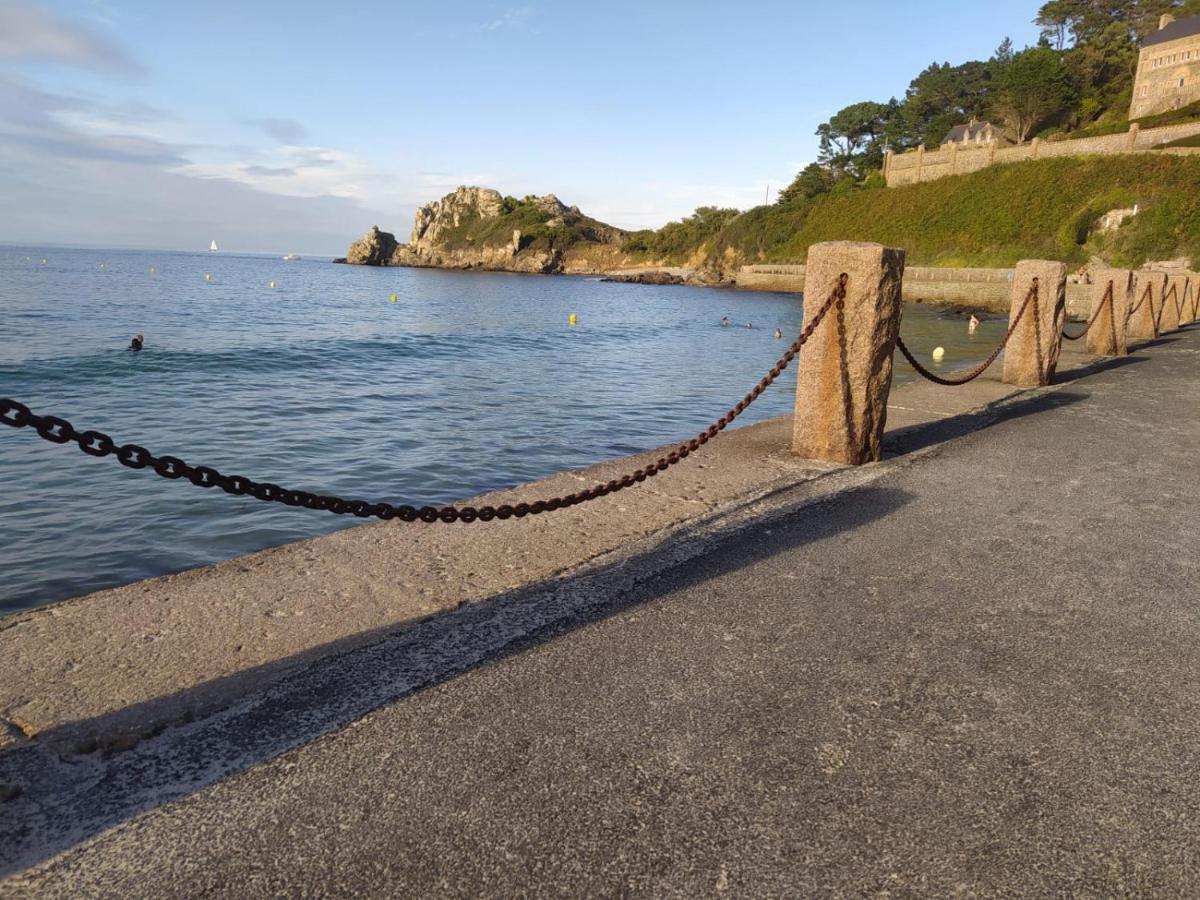 Appartement Vue Mer, Rdc, Plage De Trestrignel 佩罗斯－吉雷克 外观 照片